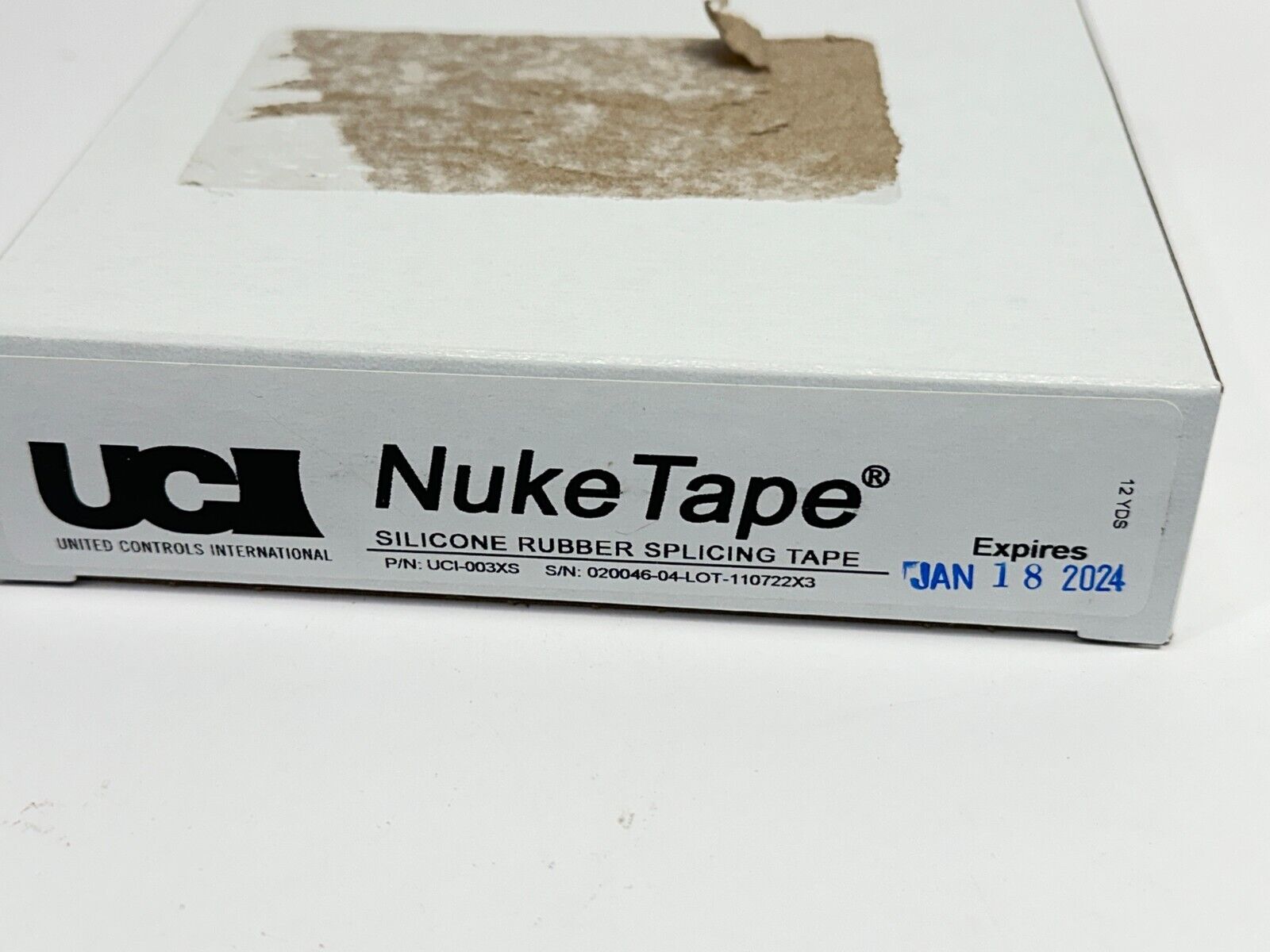 United Controls International UCI-003XS Nuke Tape 1" x 36ft Expired 1/18/24 - Maverick Industrial Sales