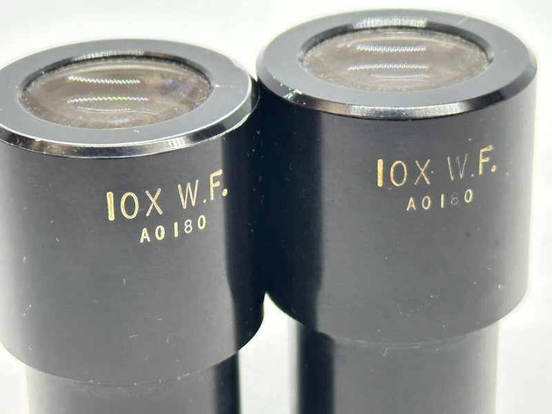 A0180 Microscope Eyepiece 10X W.F LOT OF 2 - Maverick Industrial Sales