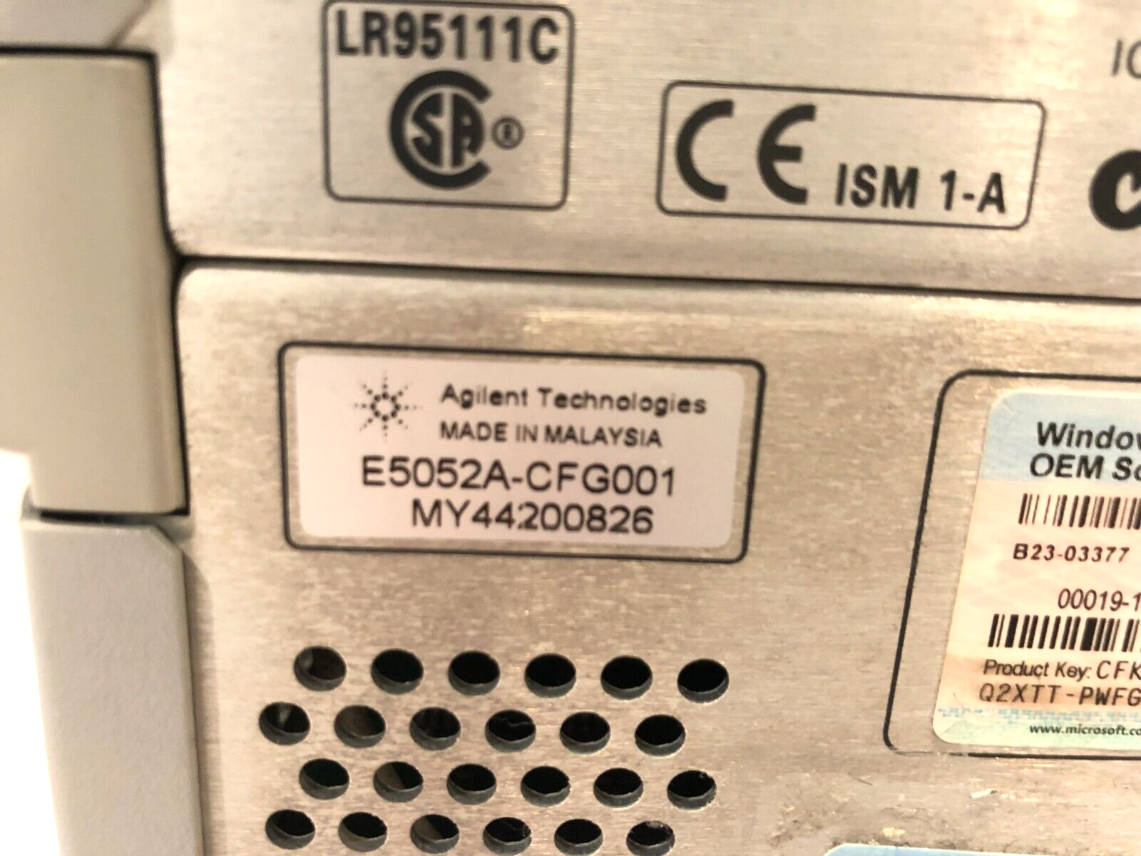 Agilent E5052A Signal Source Analyzer, 10 MHz - 7 GHz, E5052A-CFG001, MY44200826 - Maverick Industrial Sales