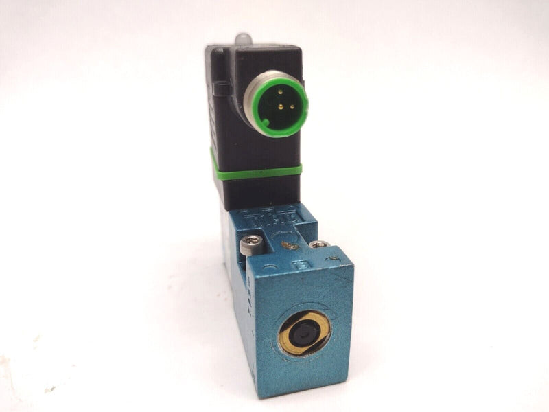 Mac Valves 45A-L00-DDAJ-1JM 24VDC Solenoid Valve with MURR 7000-42081 Connector - Maverick Industrial Sales