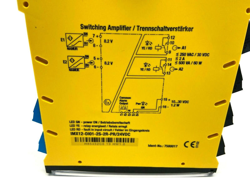 Turck IMX12-DI01-2S-2R-PR/24VDC Isolating Switching Amplifier 7580017 - Maverick Industrial Sales