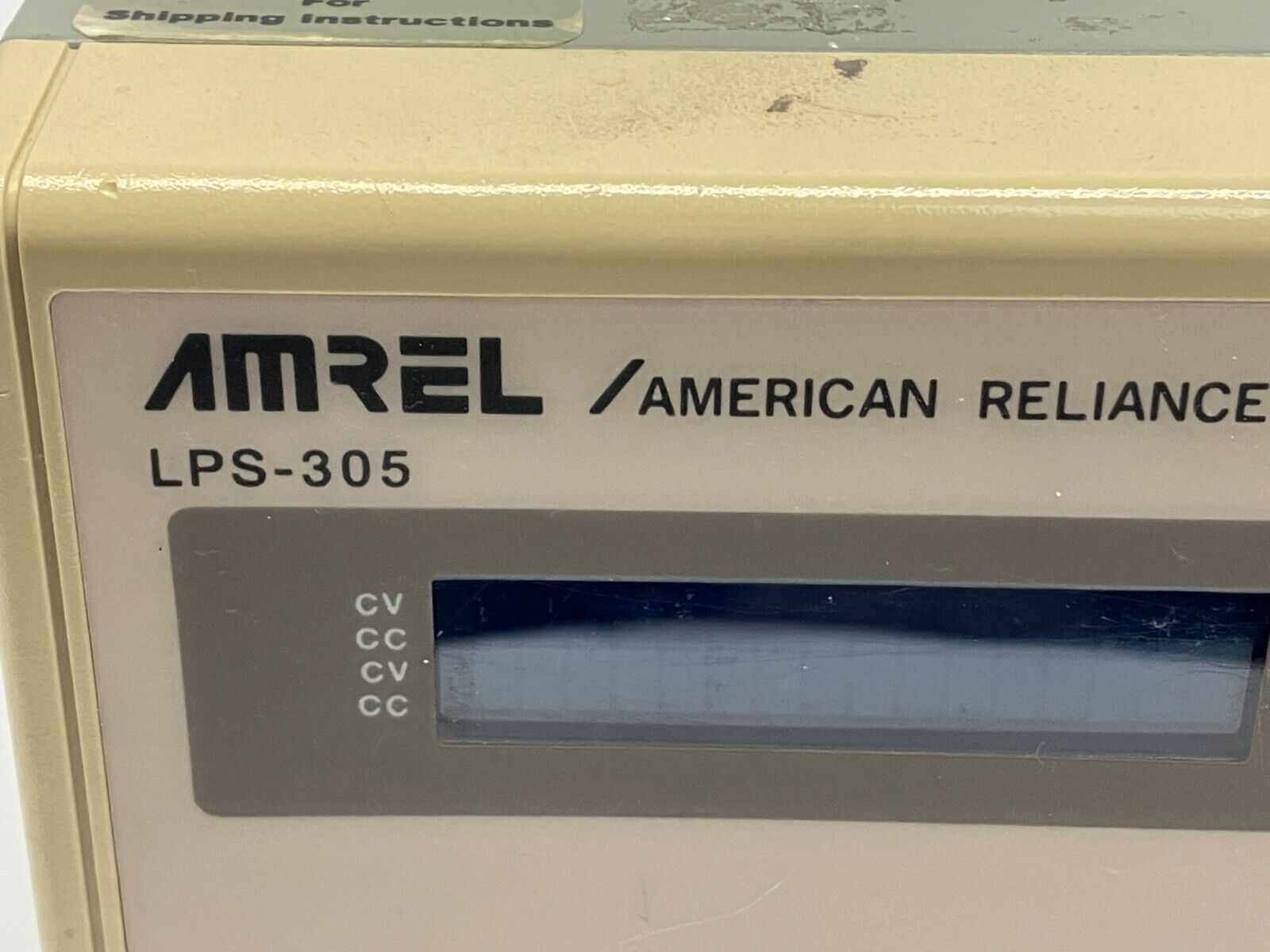 Amrel LPS-305 Programmable Linear Power Supply - Maverick Industrial Sales