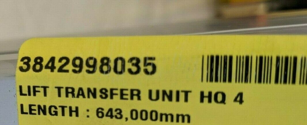 Bosch Rexroth 3842998035 Lift Transfer Unit HQ 4 BASE ONLY - Maverick Industrial Sales