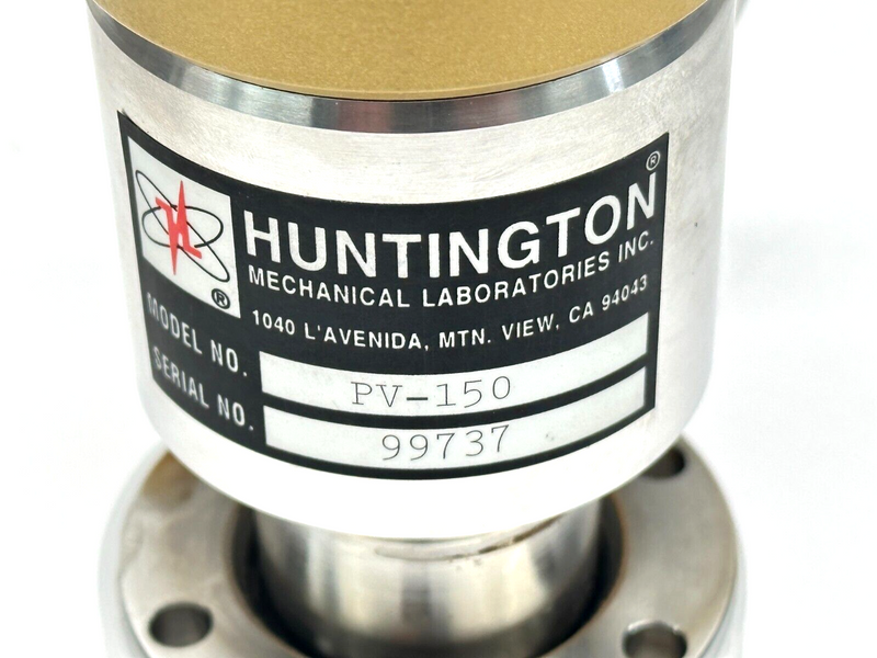 Huntington Mechanical Laboratories PV-150 Right Angle Pneumatic Valve - Maverick Industrial Sales