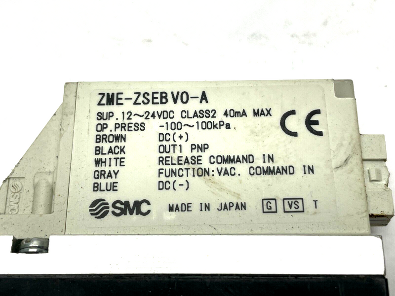 SMC ZM133HT-K5-EBV-X298 Vacuum Ejector w/ ZME-ZSEBVO-A Pressure Switch - Maverick Industrial Sales