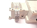SMC VV5QC11 02N3TDO-DS Pneumatic Manifold with (2) VQC1400N-51 Valves - Maverick Industrial Sales