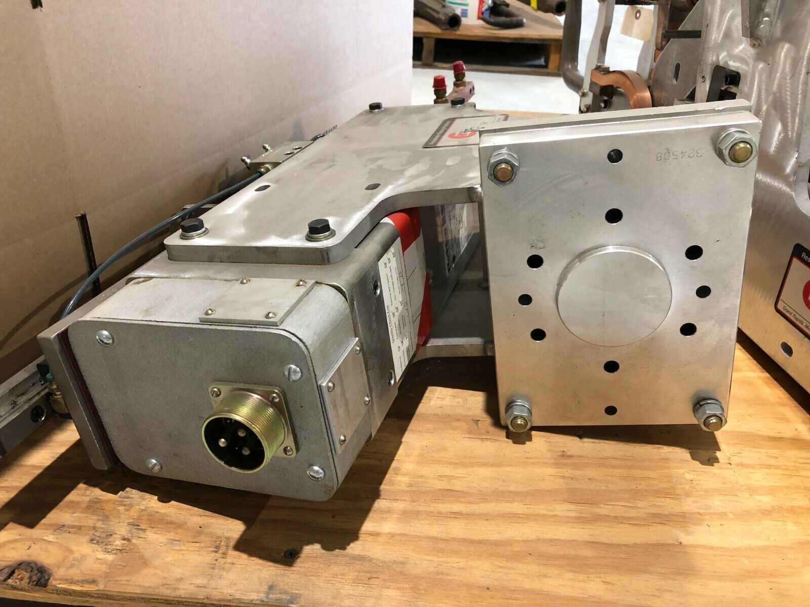 TG Systems GTS-2200 Robot Weld Gun Pinch Spot Welder RoMan 136 KVA Transformer - Maverick Industrial Sales