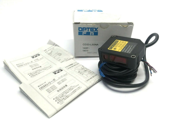 Optex FA CD33-L50NA Specular Laser 4.20mA, DC12..24V - Maverick Industrial Sales