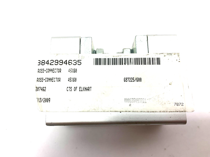 Bosch Rexroth 3842994635 Cross Connector 45x60 85.4mm Length - Maverick Industrial Sales