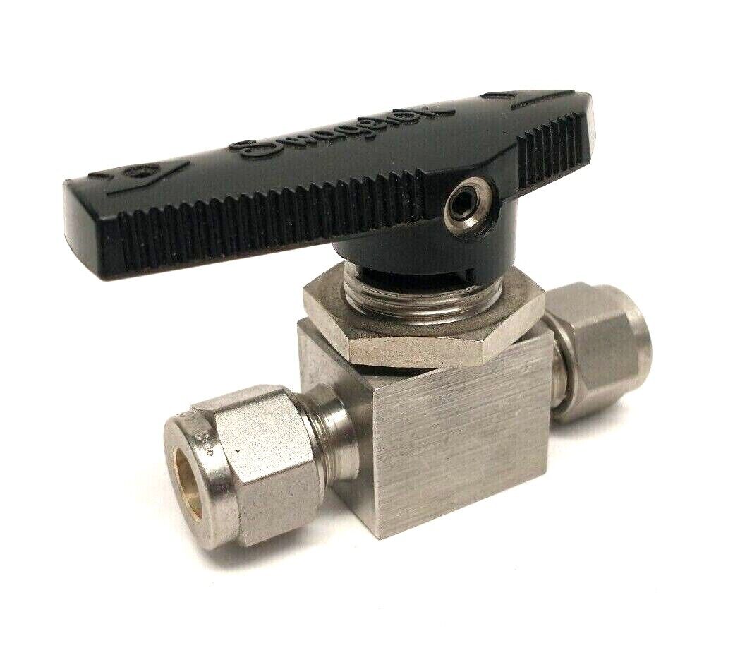 Swagelok SS-43GS8MM SS 1-Piece 40G Series Ball Valve 1.5Cv 8mm Tube Fitting - Maverick Industrial Sales