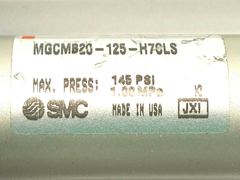 SMC MGCMB20-125-H7CLS Compact Externally Guided Cylinder 20mm Bore 125mm Stroke - Maverick Industrial Sales