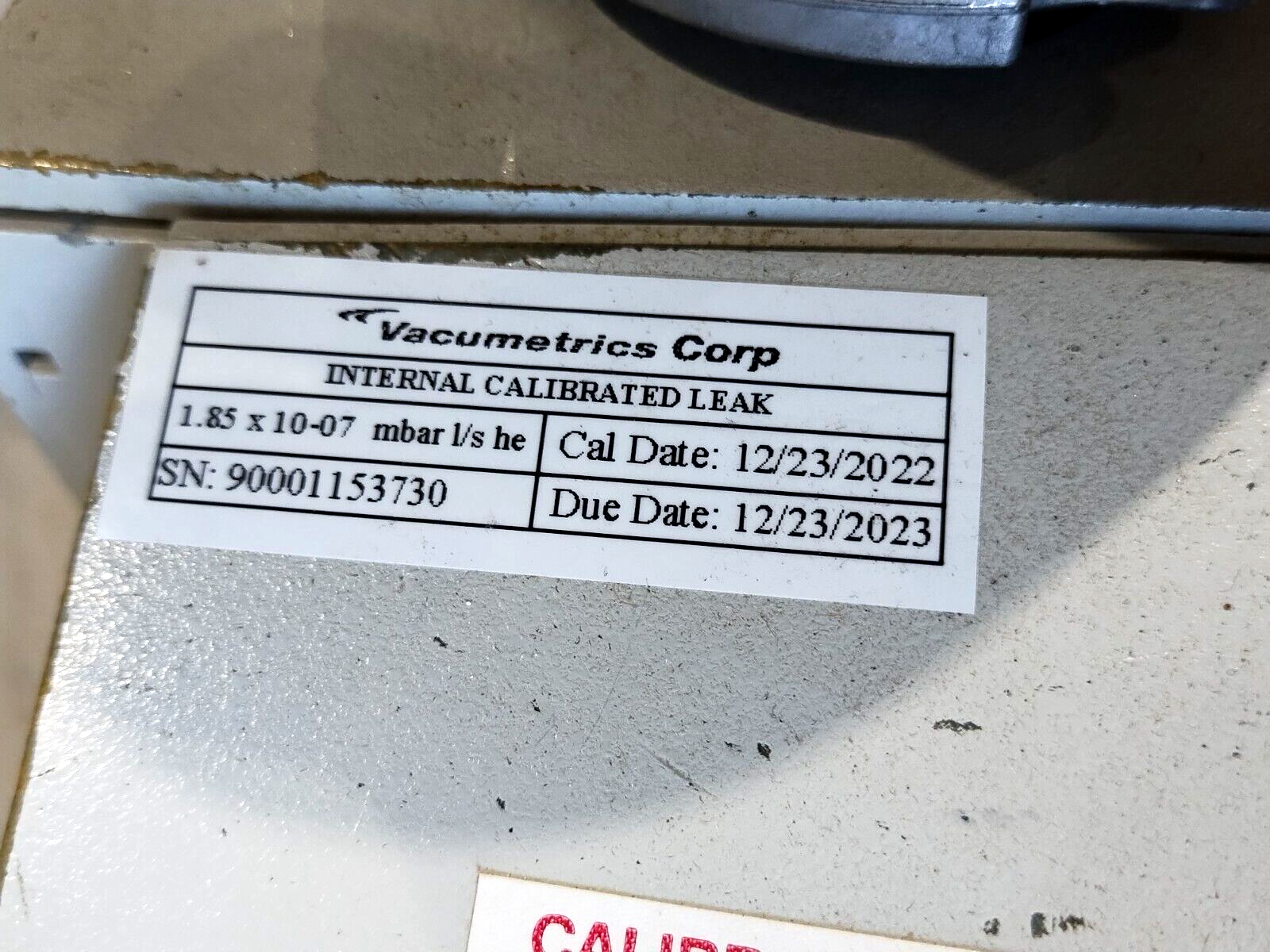 Leybold UL200 Bench Top Helium Leak Detector Last Cal 12/23/22 Cal Due 12/23/23 - Maverick Industrial Sales