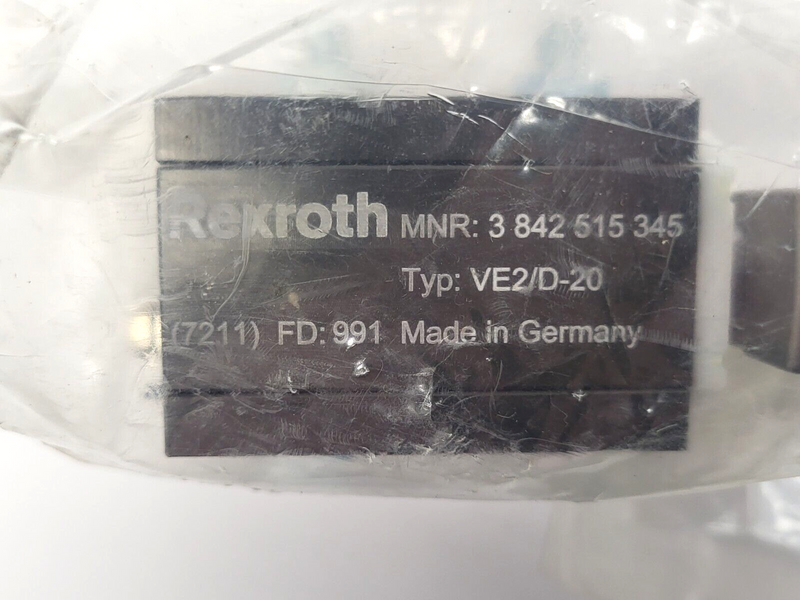 Bosch Rexroth 3842515345 Model VE2/D-20 Stop Gate - Maverick Industrial Sales