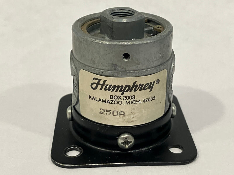 Humphrey 250A Air-Piloted Valve w/ Mounting Base - Maverick Industrial Sales