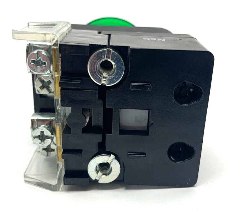 Allen Bradley 800T-QMH2B Ser U 30mm Green Illuminated Push Button 40mm Mush Head - Maverick Industrial Sales