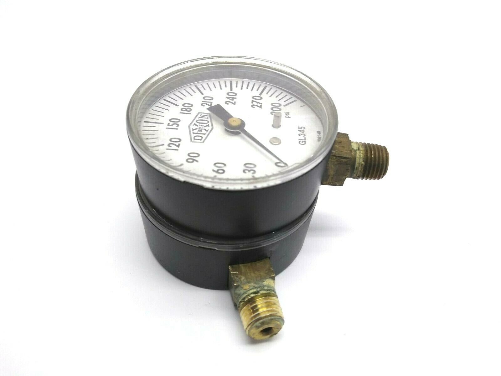 Dixon BOSS GL345 0-300 PSI Pressure Gauge, LOT OF 2 - Maverick Industrial Sales
