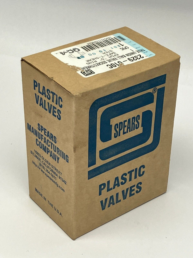 Spears 2329-010C True Union Regular Ball Valve 1" EPDM CPVC - Maverick Industrial Sales