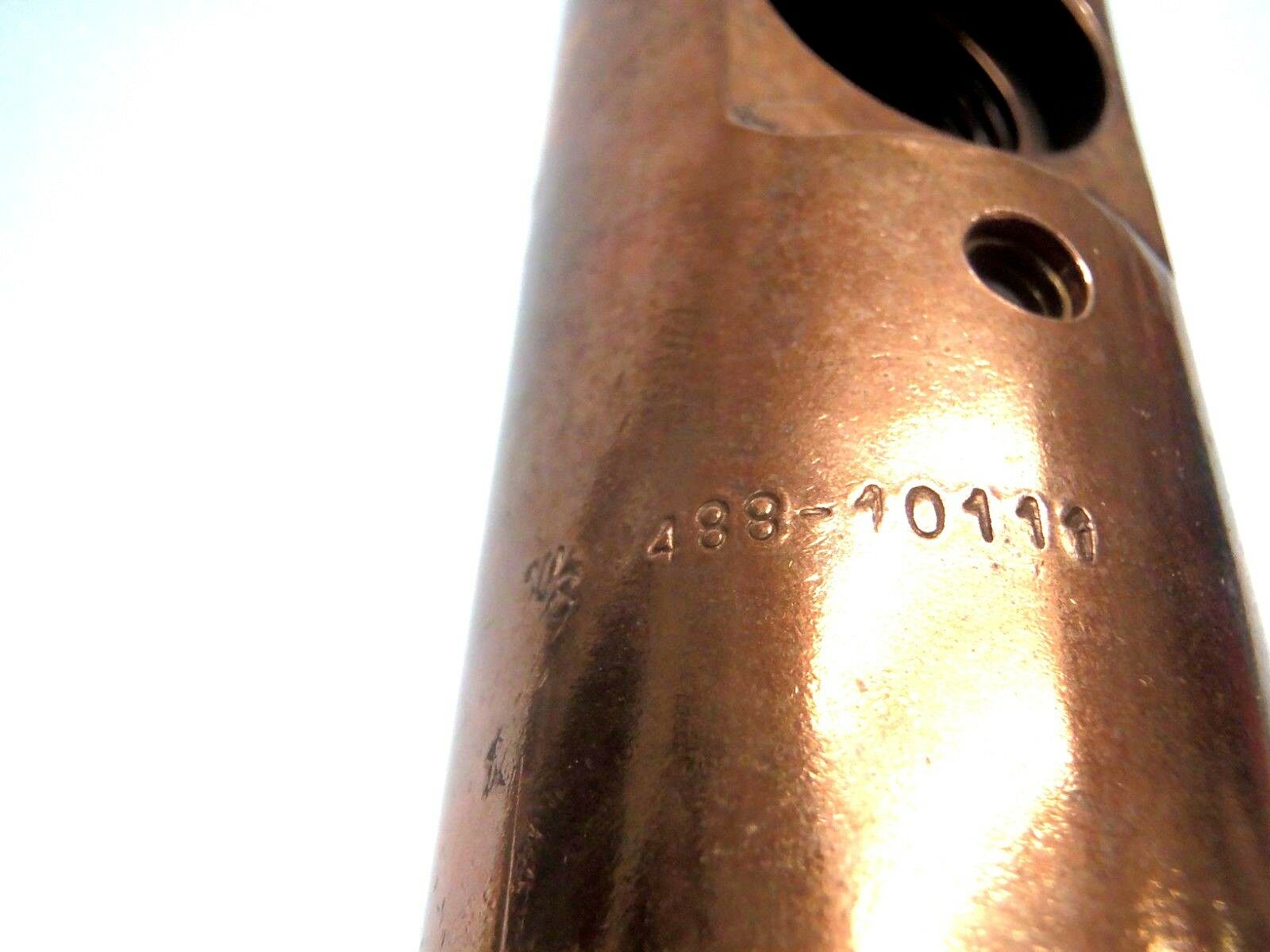 WG 488-10111 Brass Electrode 3/4" Threaded Holder 7-1/8" Length - Maverick Industrial Sales