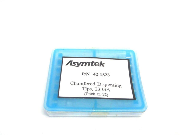 Lot of (12) Asymtek 42-1823 23 Gauge Chamfered Dispensing Tips, 23 Gauge - Maverick Industrial Sales