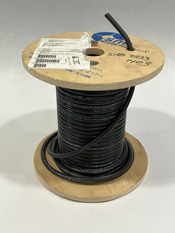 SAB 93331403 14 AWG 3C Multiconductor Cable Black PVC 40' FT - Maverick Industrial Sales