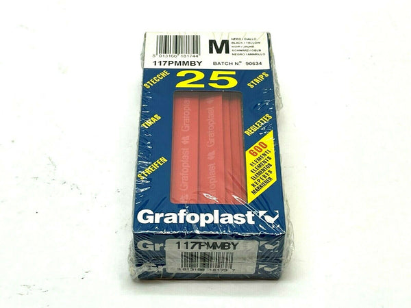 Grafoplast 117PMMBY Wiremarker Strips LOT OF 50 - Maverick Industrial Sales