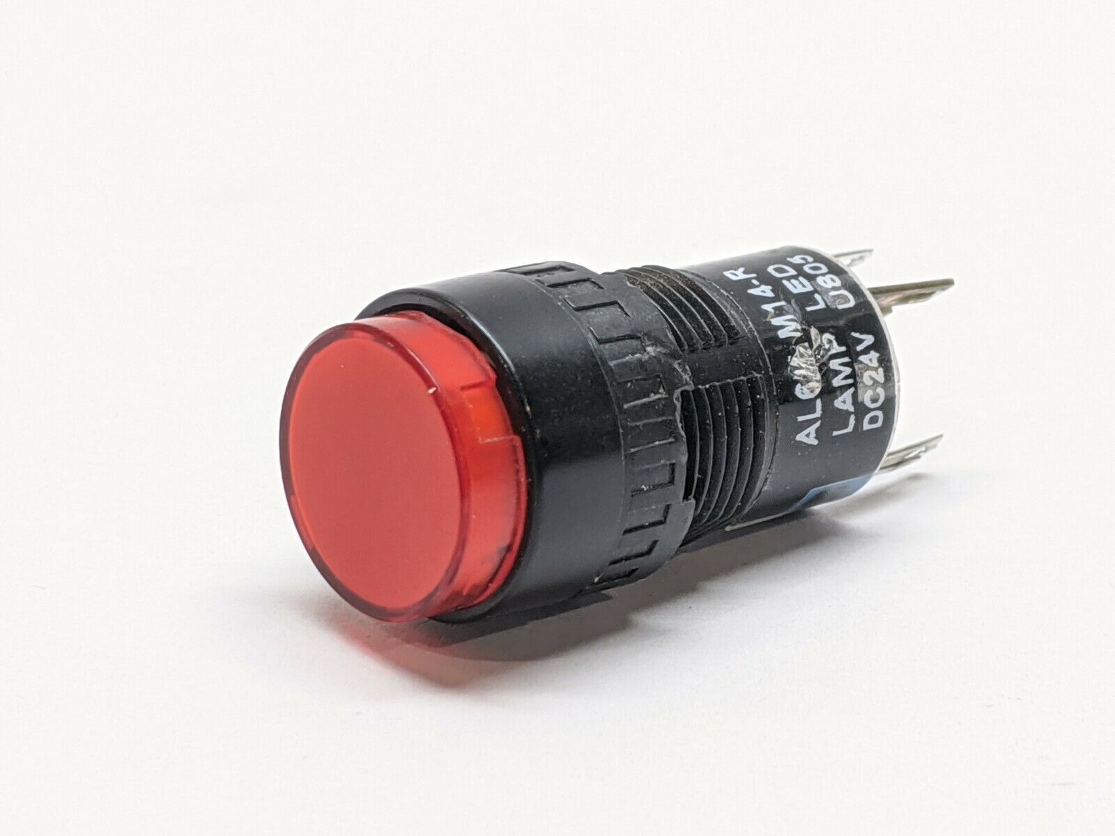 IDEC AL6M-M14-R Red LED Illuminated Panel Mount Push Button AL6-M 24VDC 16MM - Maverick Industrial Sales