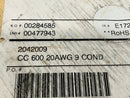 SAB 2042009 9C 20 AWG Gray PVC 175' FT - Maverick Industrial Sales