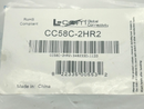 L-Com CC58C-2HR2 RG58C Coaxial Cable BNC 90 Degree Male 2ft - Maverick Industrial Sales