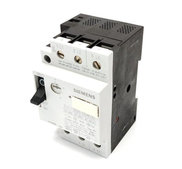 Siemens 3VU1300-0MK00 Motor Protection Circuit Breaker - Maverick Industrial Sales