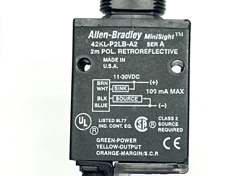 Allen Bradley 42KL-L2LB-A2 Ser A MiniSight Visible Red Fiber Optic Sensor - Maverick Industrial Sales