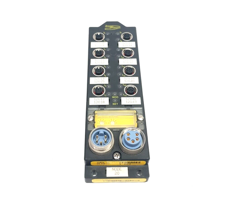 Turck FDNL-S1600-T I/O Module For DeviceNet Fieldbus 16 Digital PNP Inputs F0077 - Maverick Industrial Sales