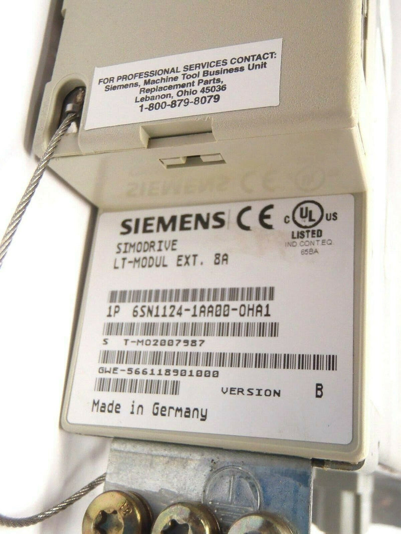 Siemens 6SN1124-1AA00-0HA1 SimoDrive 611 power module 1-axis 8A - Maverick Industrial Sales