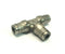 Legris 3604 04 00 Push to Connect Nickel Plated Brass Tee Fitting, 5/32 Tube 4mm - Maverick Industrial Sales