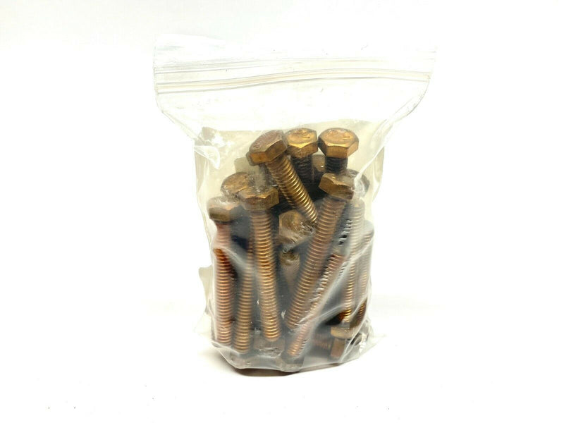 Hex Head Machine Bolt Bronze Silicon 3/8"-16 UNC x 2-1/2" LOT OF 25 - Maverick Industrial Sales