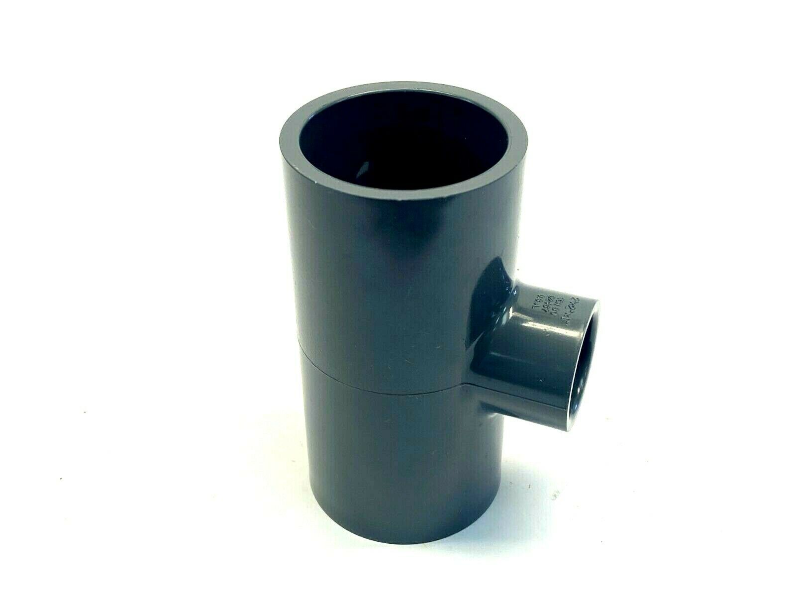 Lasco 9801249 Schedule 80 PVC Slip Reducing Tee 2" x 2" x 1" - Maverick Industrial Sales