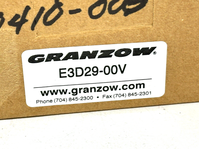 Granzow E3D29-00V Solenoid Valve 2-Way 3/8" 2-150PSI 24VDC - Maverick Industrial Sales