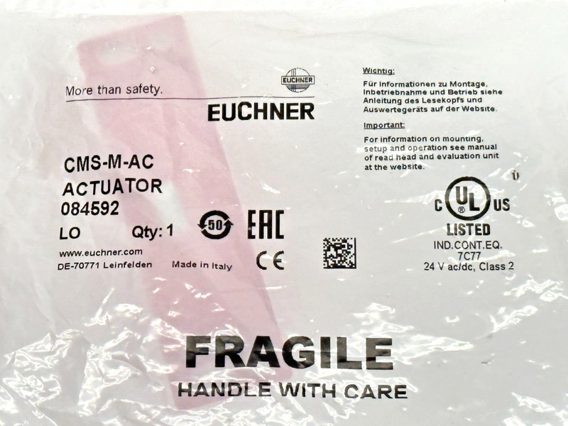 Euchner CMS-M-AC Magnetic Safety Switch 084592 - Maverick Industrial Sales