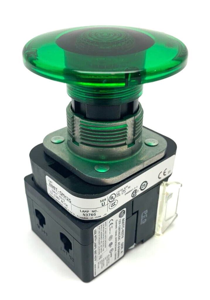 Allen Bradley 800T-QMH2G Ser U 30mm Green Illuminated Push Button 57mm –  Maverick Industrial Sales