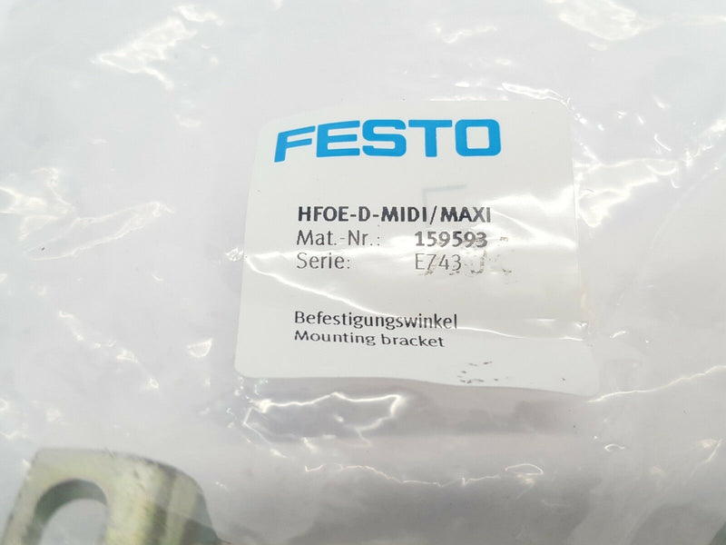 Festo HFOE-D-MIDI/MAXI Mounting Brackets 159593 - Maverick Industrial Sales