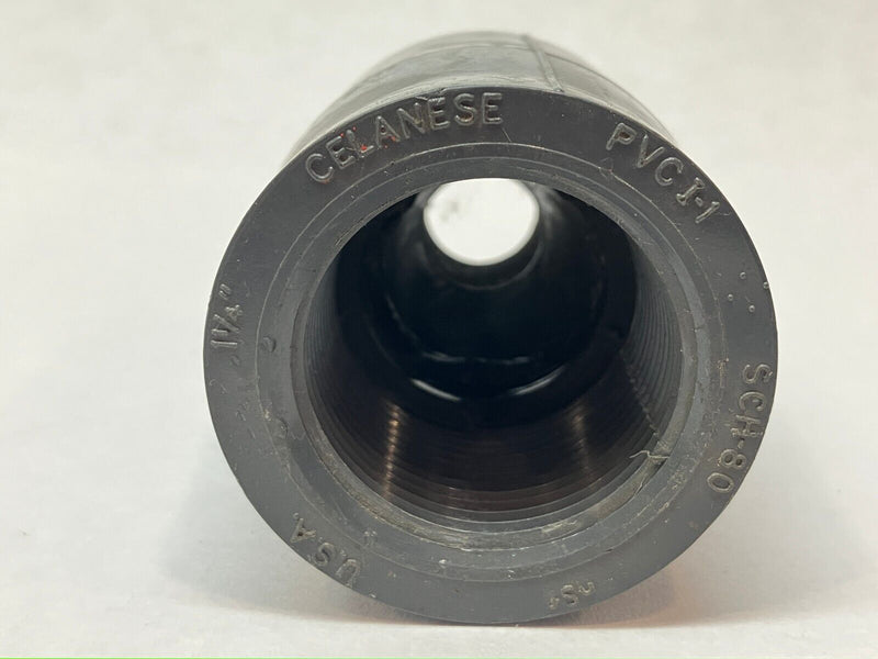 Celanese 1-1/4" x 1/2" Reducer Bushing Flush Style PVC-I nSF 3-3/16" OAL - Maverick Industrial Sales