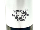 Ametek Pittman GM8212-31 Gearmotor 60.5:1 Ratio 19.1VDC w/ M8 Male Plug - Maverick Industrial Sales