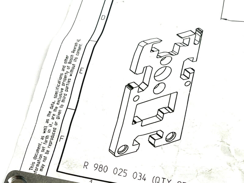 Bosch Rexroth R980025034 Adapter Plate ST 2/R - Maverick Industrial Sales