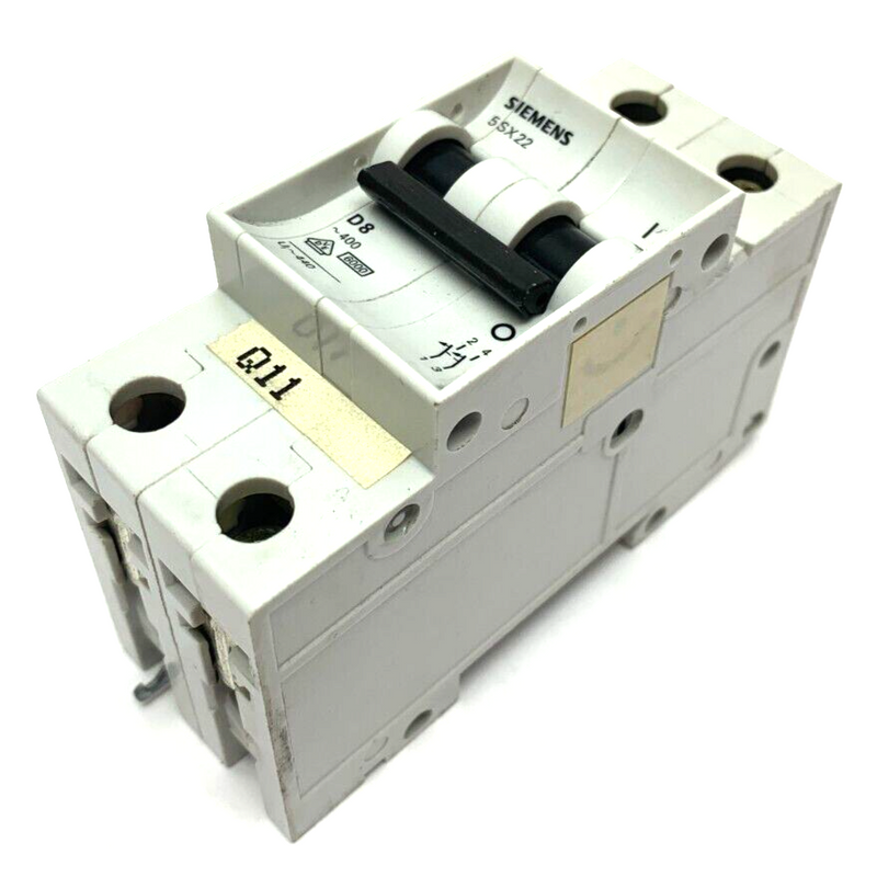 Siemens 5SX22 D8 Circuit Breaker 2-Pole Max 480V AC - Maverick Industrial Sales