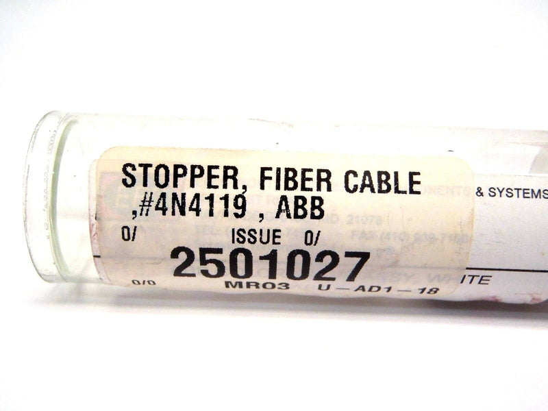 ABB 4N4119 Fiber Cable Stopper Genuine Parts Robobell Paint Sprayer - Maverick Industrial Sales