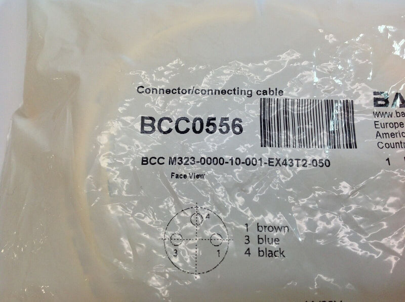 Balluff BCC M323-0000-10-001-EX43T2-050 Cordset BCC0556 - Maverick Industrial Sales