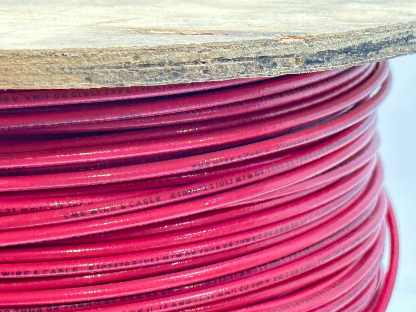 CME Wire & Cable E102470 S QI THHN/THWN-2 Copper Cable 12AWG 2165ft SPOOL - Maverick Industrial Sales