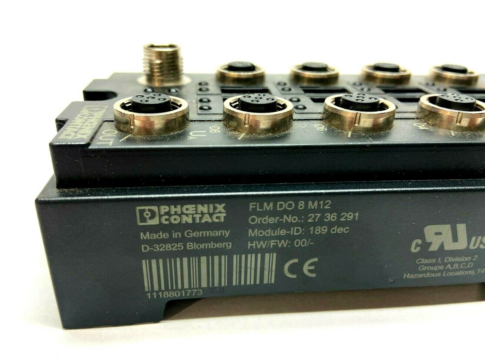 Phoenix Contact FLM DO 8 M12 2736291 8 Port I/O Module - Maverick Industrial Sales