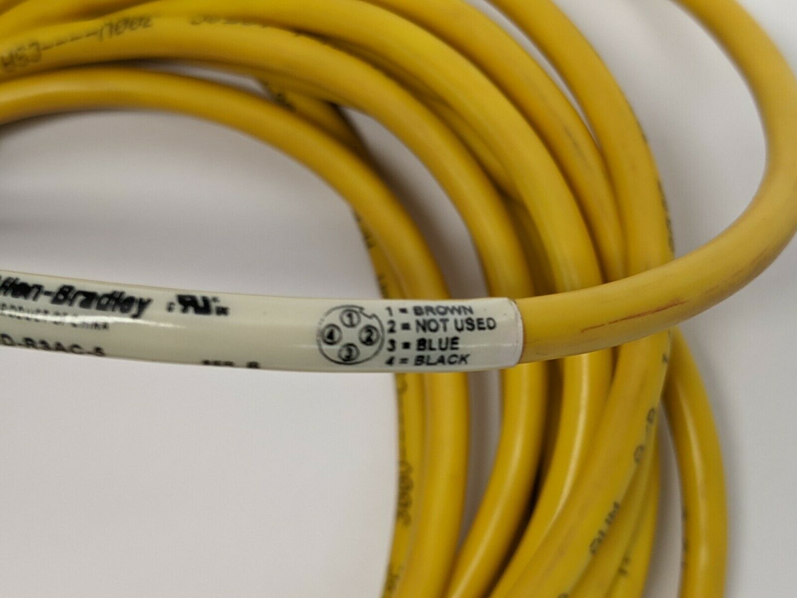 Allen Bradley 889D-R3AC-5 Ser B Right Angle 3-Pin Female Cordset - Maverick Industrial Sales