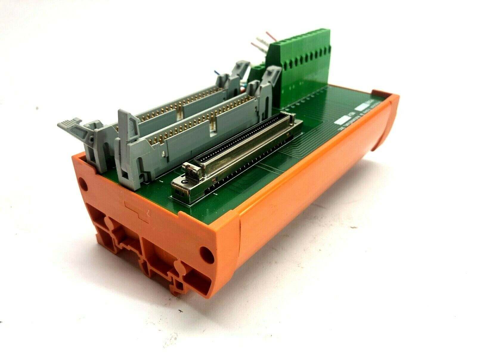 Precision Valve & Automation 20 Contact 80 Pin Breakout Module DIN Rail Mount - Maverick Industrial Sales