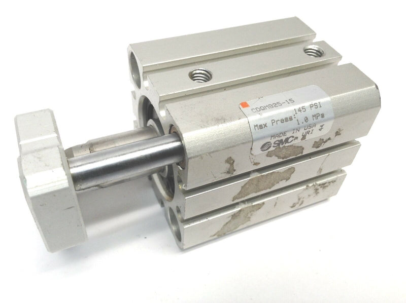 SMC CDQMB25-15 Pneumatic Cylinder 25mm Bore 15mm Stroke - Maverick Industrial Sales